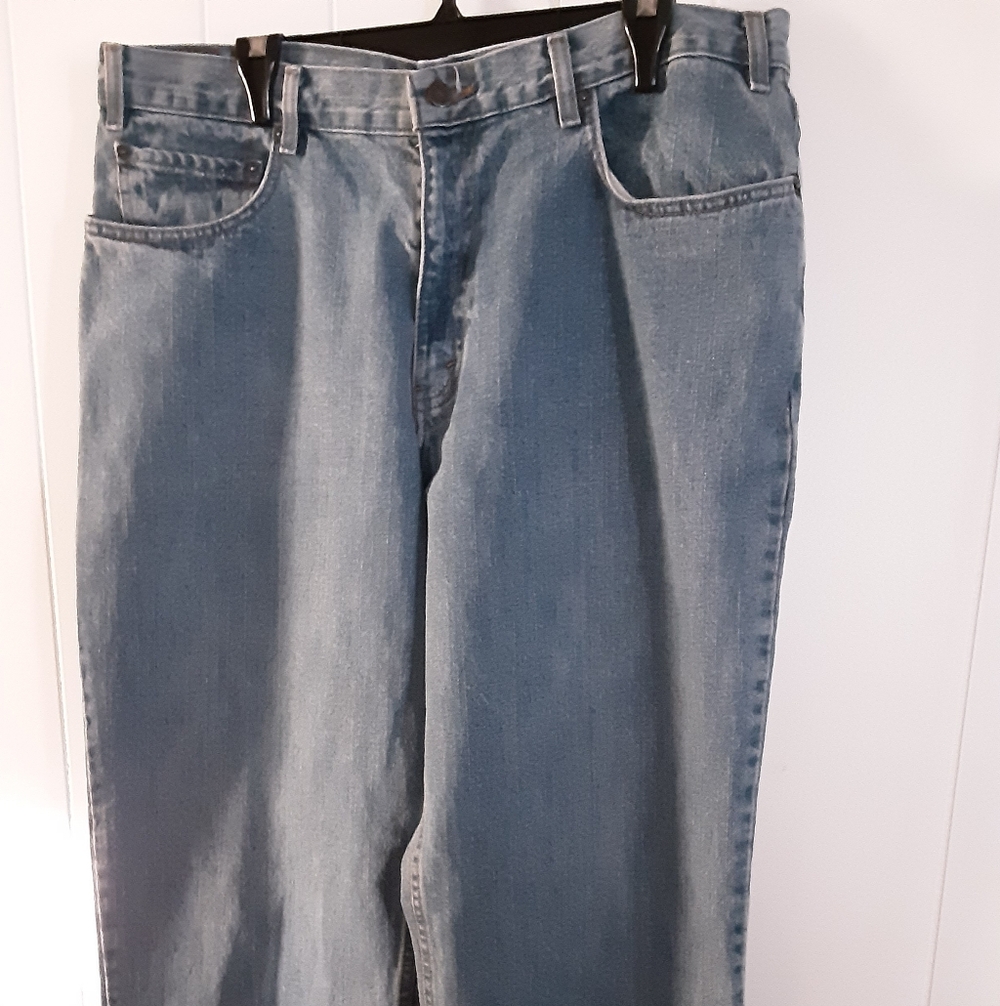 TWO Pair Of Eddie Bauer Classic Blue Denim Jeans